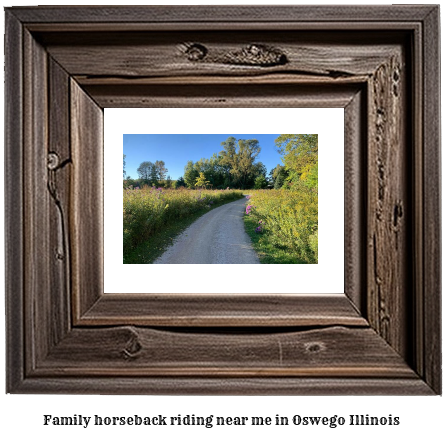 family horseback riding near me in Oswego, Illinois